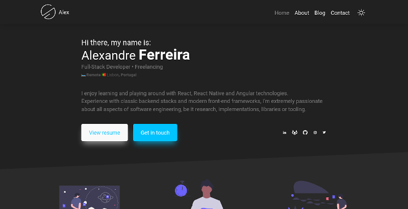 Website preview #3